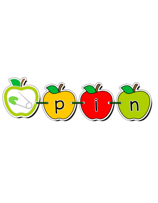 Apple Link-A-CVC Word - Set 1