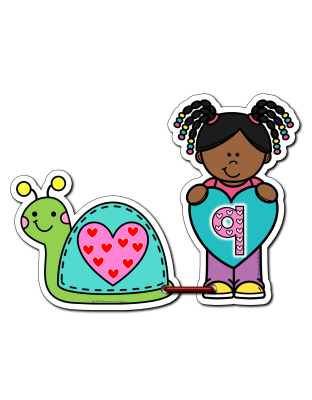 Valentine Snail Number Match