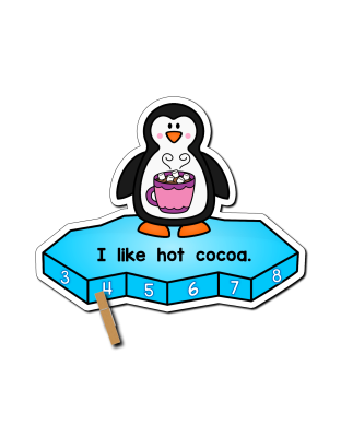 Penguins on Ice: Word Counting Game